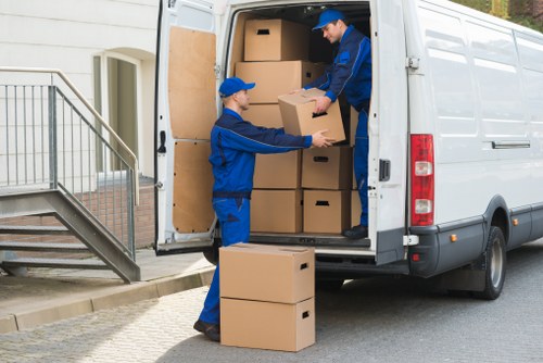 Removals van service for local house moves in Burntoak