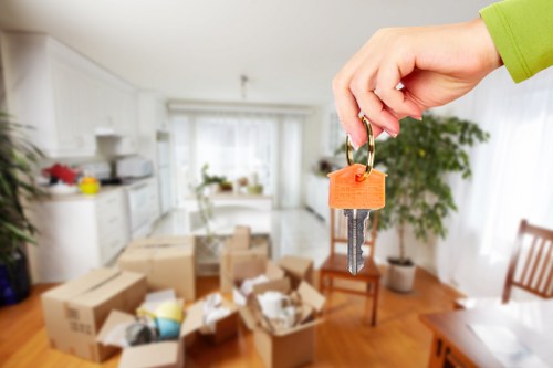 Moving truck service supporting a residential move in Burntoak