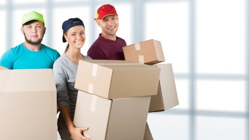 Professional local movers assisting a Burntoak household