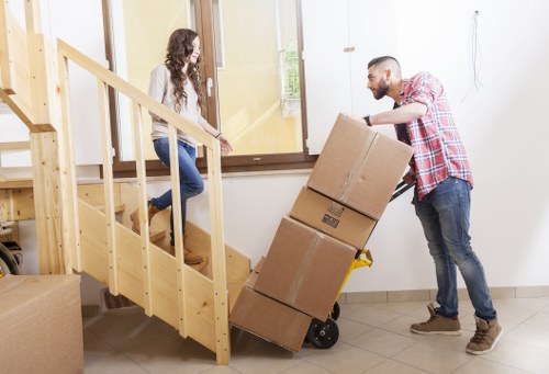 Local moving van for flats and commercial deliveries in Burntoak