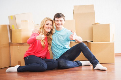 Commercial moving van support for Burntoak businesses