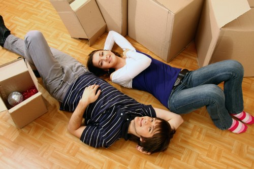 Local team removing furniture from a Burntoak property